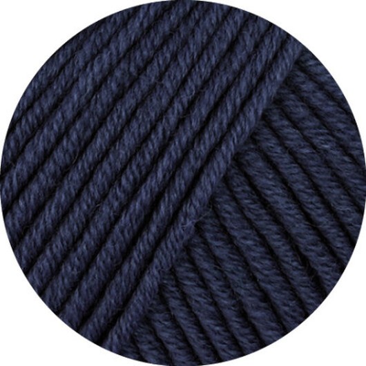 Lana Grossa Cool Wool Superbig Uni Garn 16 Marinblå