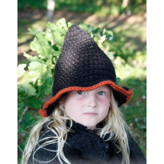 Merlina by DROPS Design - Hat Virkmönster strl. 3/5 - 10/14 år - 3/5 år