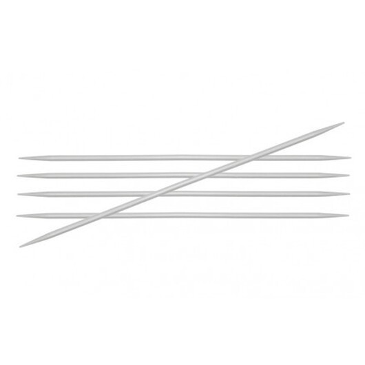 KnitPro Basix Aluminium Strumpstickor Aluminium 15cm 3,75mm / 5.9in US5
