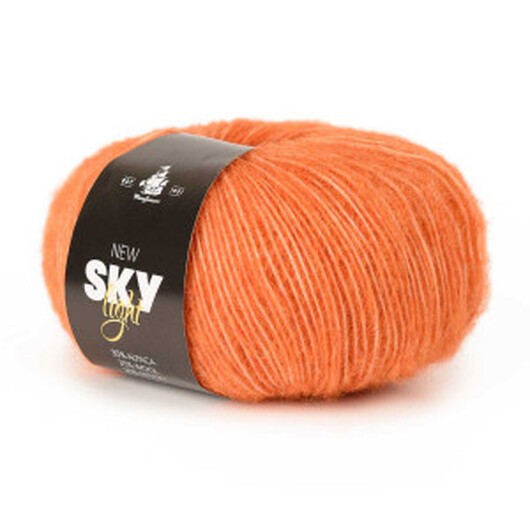 Mayflower New Sky Light Garn Unicolor 89 Dov Orange