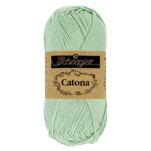 Scheepjes Catona Garn 402 Silver Grön - 25g