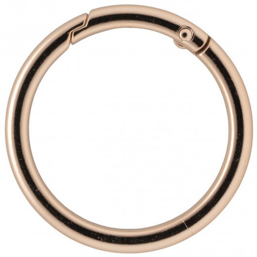 Infinity Hearts O-ring med Ãppning Mässing Ljus Guld Ø43,6mm - 5 st