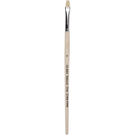 Natur Line Penslar, nr. 4, L: 18,5 cm, B: 7 mm, Korta skaft, 12 st./ 1 förp.