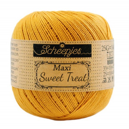 Scheepjes Maxi Sweet Treat Garn Unicolor 249 Saffron