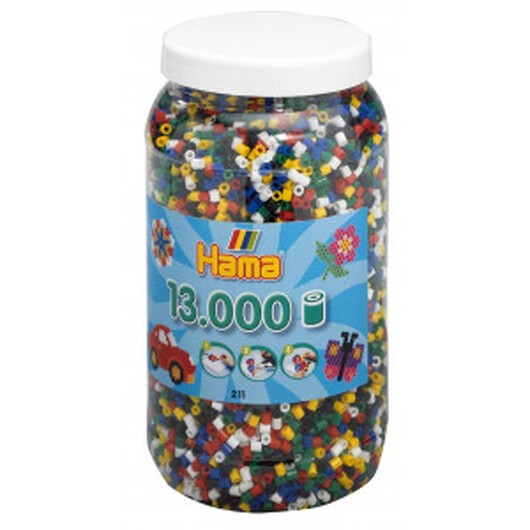Hama Midi Pärlor 211-66 Mix 66 - 13 000 st.