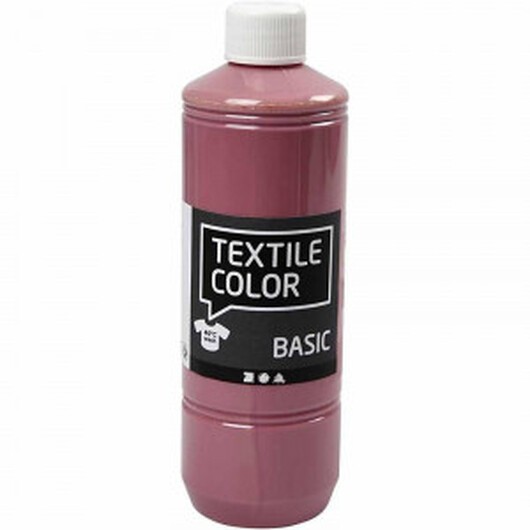 Textile Color, mörkrosa, 500 ml/ 1 flaska