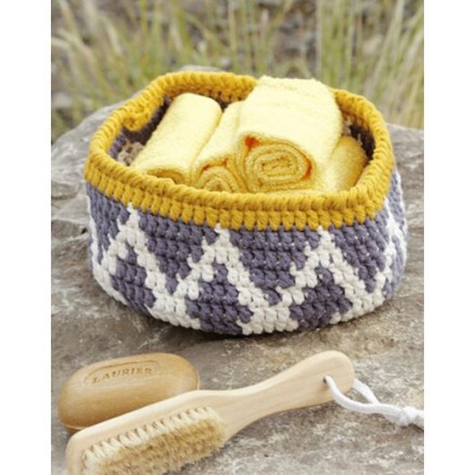 Quito by DROPS Design - Korg Virk-mönster 20x10 cm