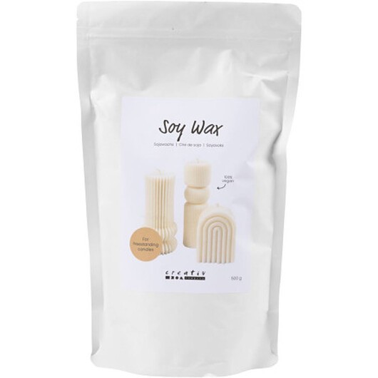 Sojavax, För fristående ljus, cream, 500 g/ 1 förp.