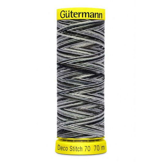 Gütermann Deco Stitch Multi 70Grå Sytråd Polyester 9921 - 70m