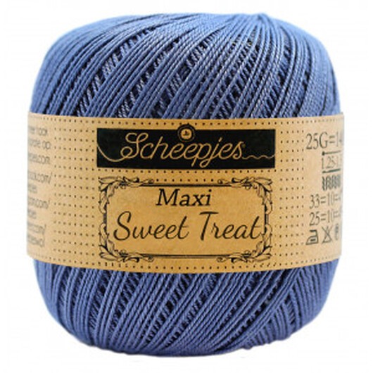 Scheepjes Maxi Sweet Treat Garn Unicolor 261 Capri Blue