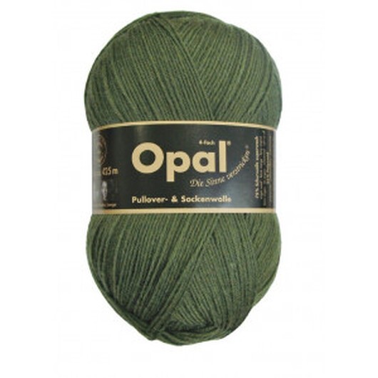 Opal Uni 4-trådigt Garn Unicolor 5184 Oliv