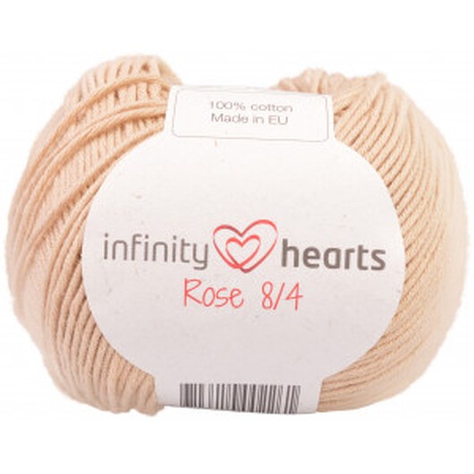 Infinity Hearts Rose 8/4 Garn Unicolor 213 Beige