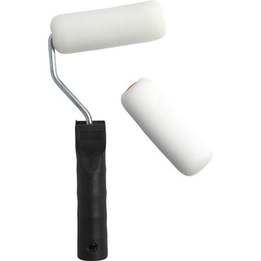 Färgroller med handtag, B: 10 cm, 1 set