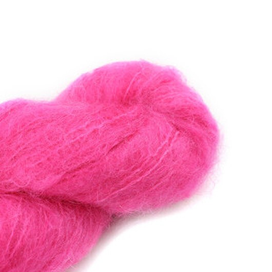 Cowgirlblues Fluffy Mohair Unicolor Hot Rosa