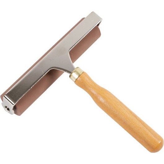 Gummiroller/linoleumroller, Dia. 3 cm, B: 14,70 cm, 1 st.