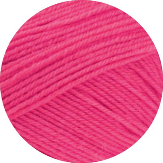 Lana Grossa Meilenweit 100 Merino Extrafine Uni Garn 2454 Rosa