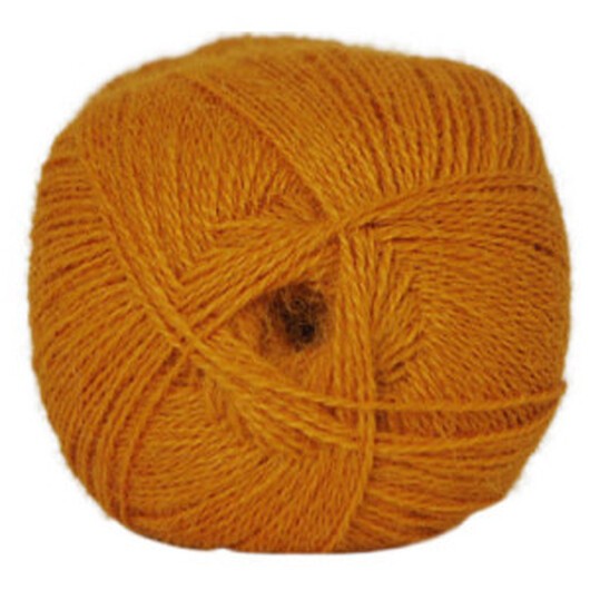 Â Hjertegarn Alpaca 400 Garn Färg 3810 Orange