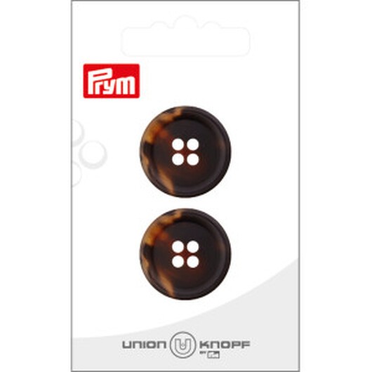 Prym Plastknapp Mörkbrun 23mm - 2 st.