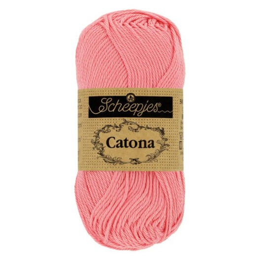 Scheepjes Catona Garn 409 Mjuk Rosa - 25g