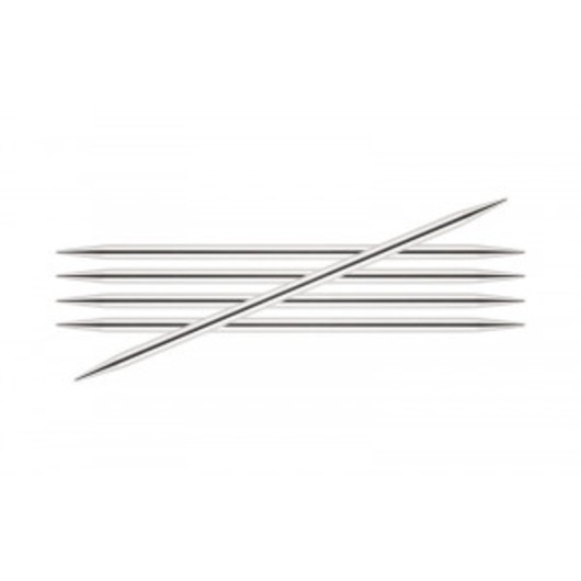 KnitPro Nova Metal Strumpstickor Mässing 10cm 2,50mm / 3.9in US1Â½