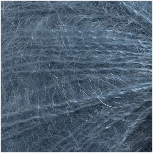 Järbo Fin Mohair Silk Garn 26 Blå Skugga