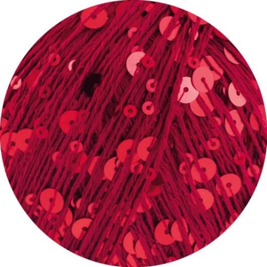 Lana Grossa Cosmo Garn 16 Vinröd