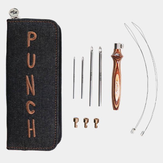 KnitPro Punch Needle Kit 2-5 mm 4 storlekar - Earthy