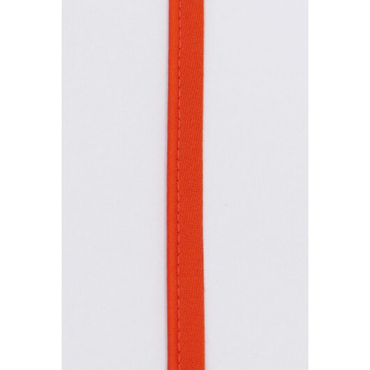 Passpoalband i Metermått Polyester/Bomull 510 Mörk Orange 8mm - 50cm