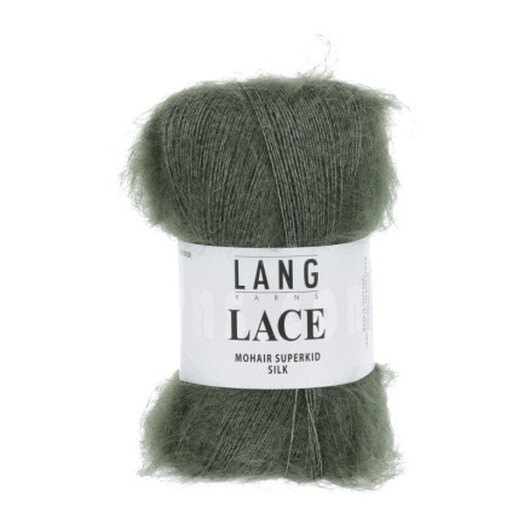 Lang Yarns Garn Lace 98 Oliv