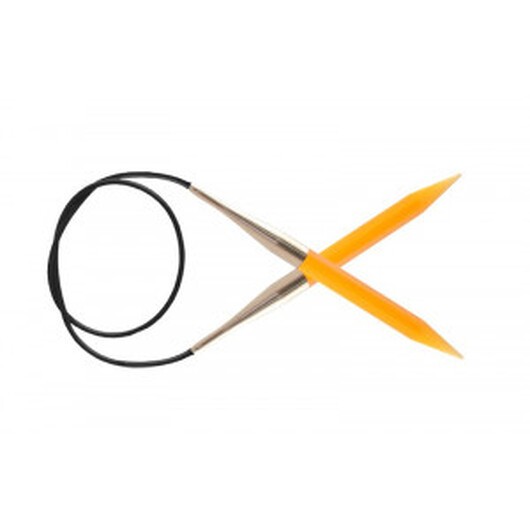 KnitPro Trendz Rundstickor Akryl 80cm 10,00mm / 31.5in US15 Orange