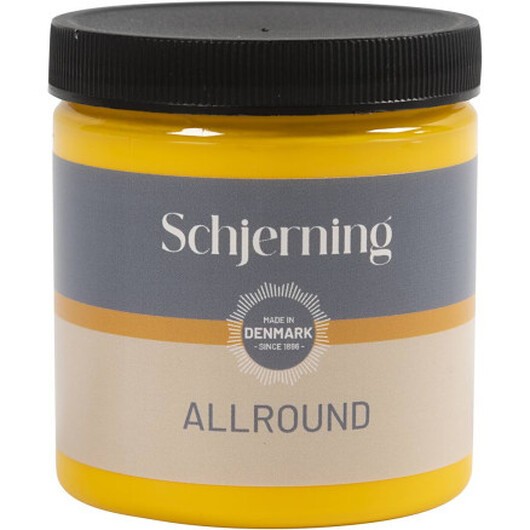 Utomhusfärg, silkesmatt, gul, 250 ml/ 1 flaska