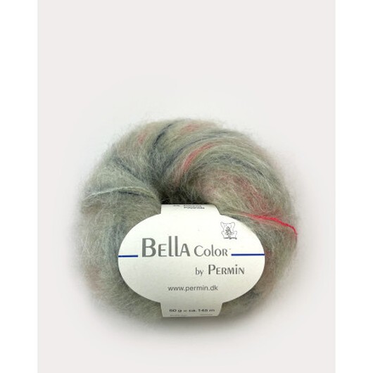 Permin Bella Color Garn 75 Salvia/Rosa/Grå