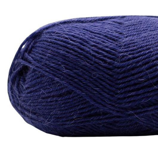 Kremke Soul Wool Edelweiss Alpaka 042 Blå-Svart