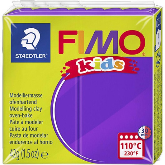 FIMOÂ® Kids Clay, lila, 42 g/ 1 förp.