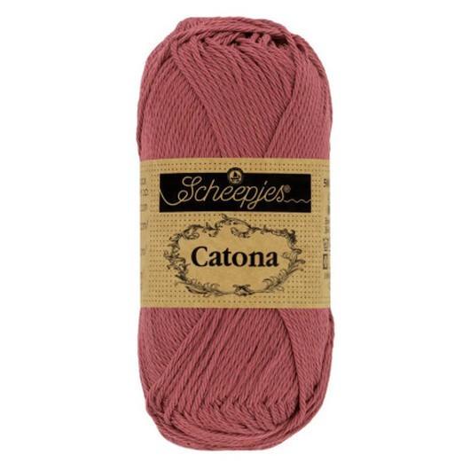 Scheepjes Catona Garn 396 Rose Vin - 10g