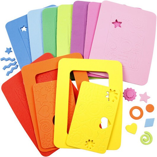 Skumramar, storlek 13x18 cm, 10 st Ass. / 1 frp.