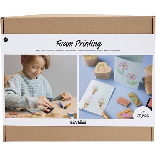 Grupp DIY Kit Stämpeltryck, Kort och askar, 1 förp.