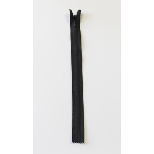 YKK Osynlig Dragkedja/Blixtlås Fast Svart 4mm - 60cm