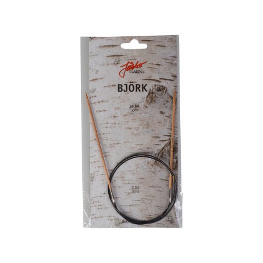 Järbo Björk Rundstickor Björk 80cm 2,50mm / 31.5in US1Â½