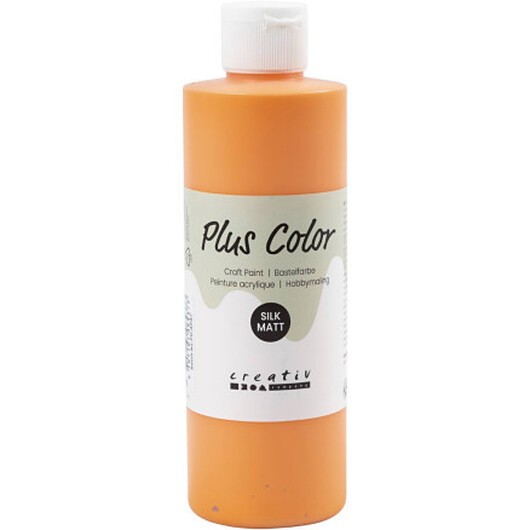 Plus Color Hobbyfärg, pumpkin, 250 ml/ 1 flaska