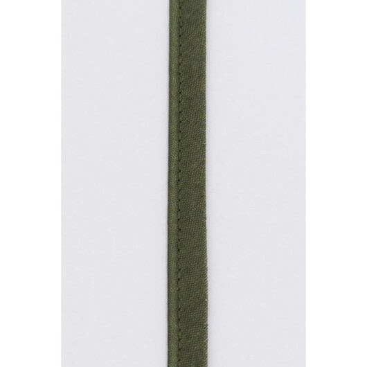 Passpoalband i Metermått Polyester/Bomull 614 Armygrön 8mm - 50cm