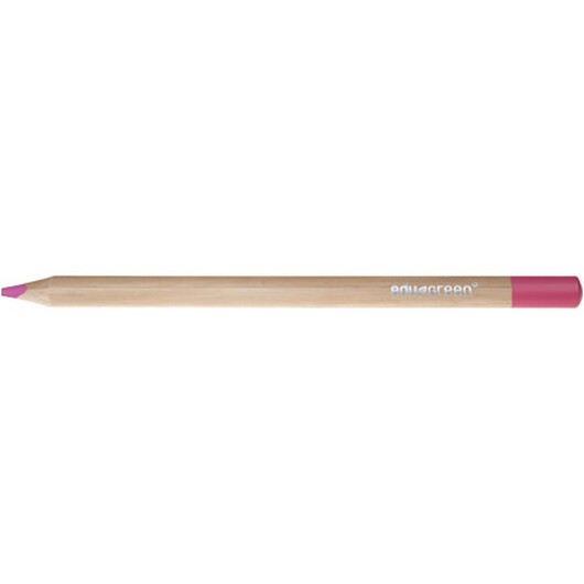 Edugreen Kraftiga färgpennor, blyerts 5 mm, Rosa, 10 st / 1 frp.
