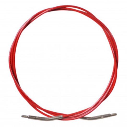 Infinity Hearts Wire/Kabel til Ändstickor Aluminium Röd 76cm (Blir 100