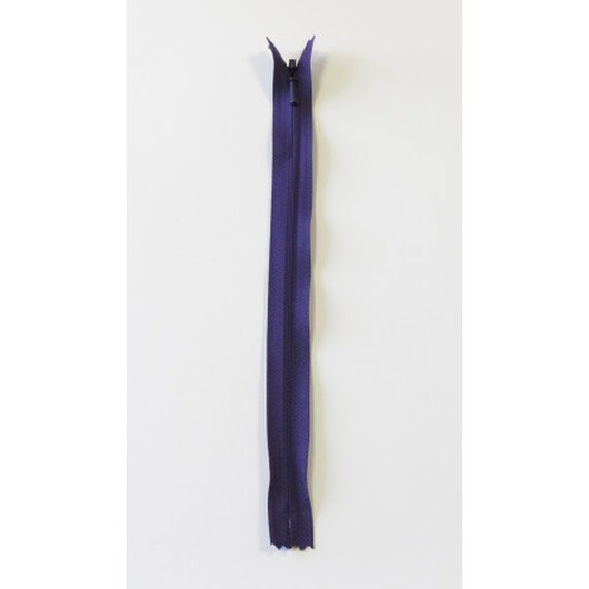 YKK Osynlig Dragkedja/Blixtlås Fast Lila 4mm - 23cm