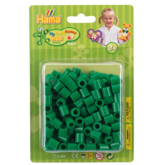 Hama Maxi Pärlpaket 8510 Grön - 250 st.