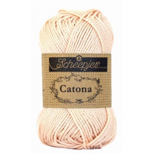 Scheepjes Catona Garn Unicolor 263 Petal Peach