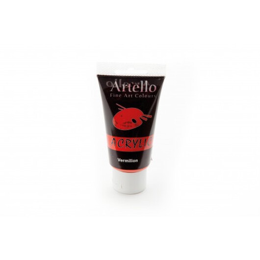 Artello Akrylfärg/Konstnärsfärg Cinnoberröd 75ml