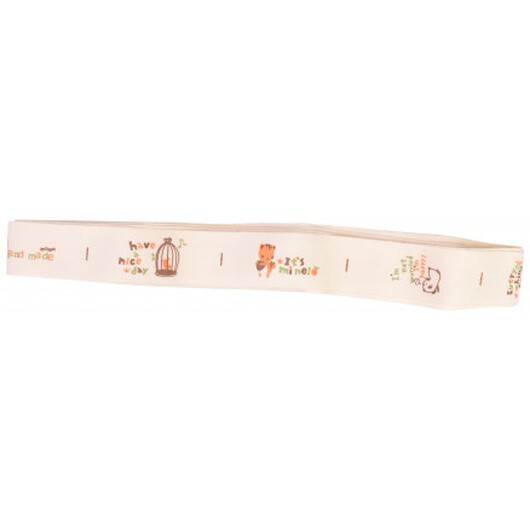 Infinity Hearts Tygband/Labelband Handmade ass. djurmotiv 20mm - 3 meter