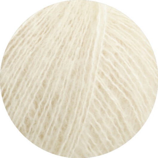 Lana Grossa Soffio 18 Råvit