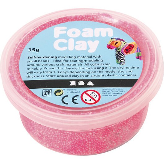 Foam ClayÂ® , neonrosa, 35 g/ 1 burk